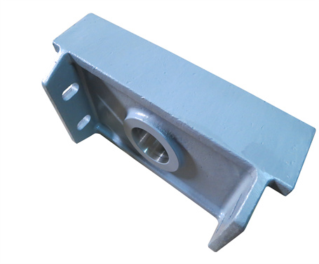 Hydraulic cylinder mounting block of tipper
