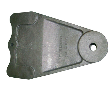 Air suspension plate spring bracket of autobusses chassis