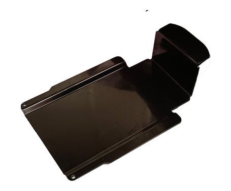 Cover plate front cut of earthmoving machinery