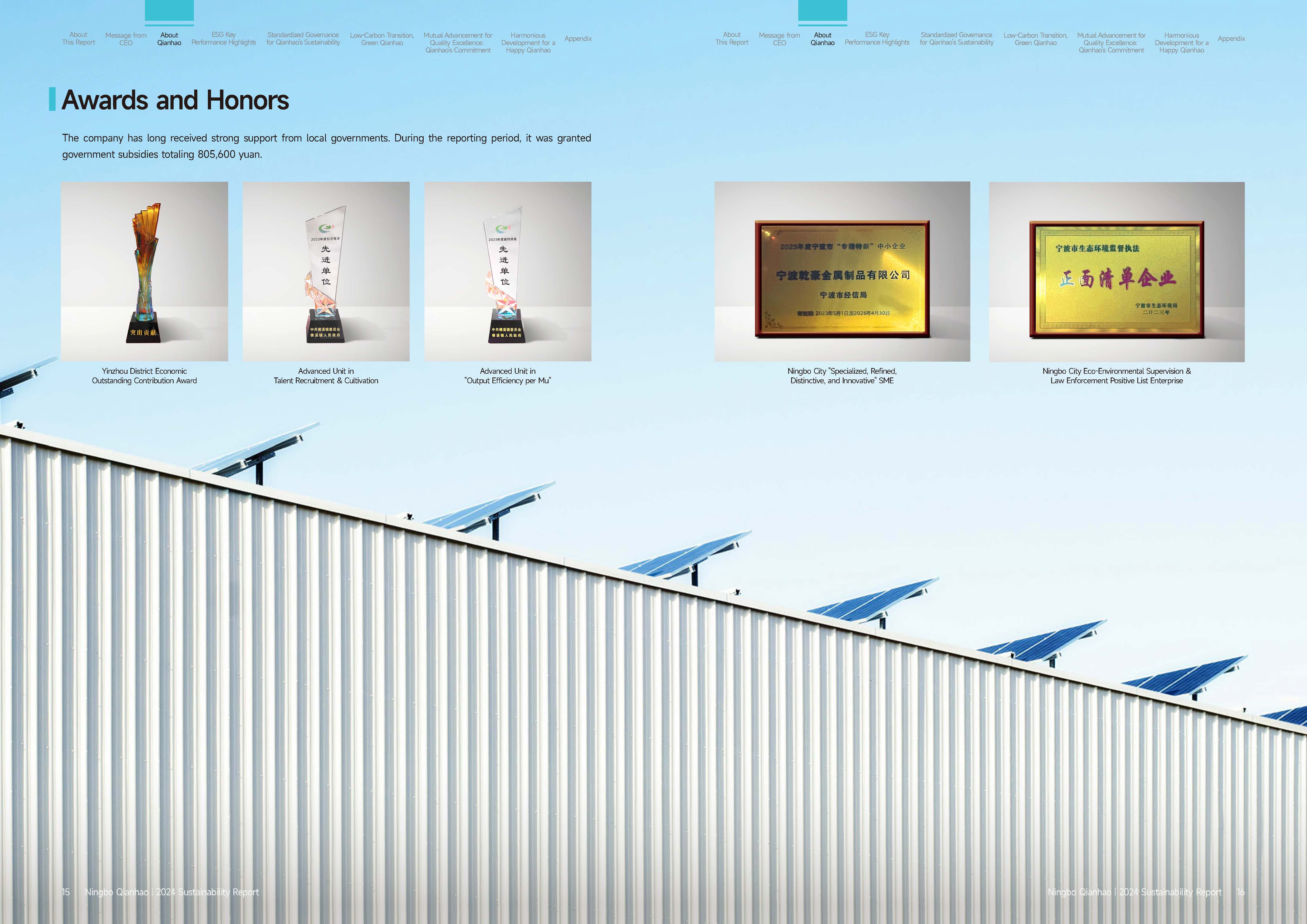 Qianhao - Sustainability Report-2024(图9)